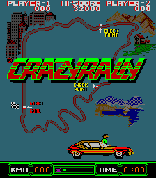 Crazy Rally (set 1) Title Screen